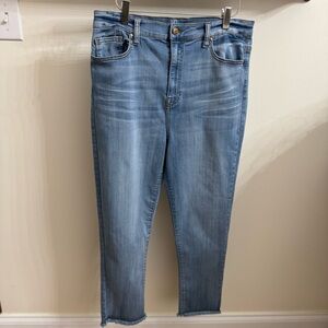 NOBO Sky Blue Cropped Jeans
